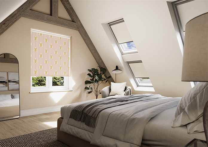 Petal & Block Bolli Stripe, Marigold - Twist & Fit Roller Blind - Image 7
